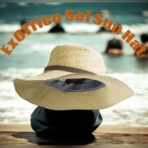 ExOffico Sol Raffia Men’s/Unisex Sun Hat Size Lg/XLG NWT